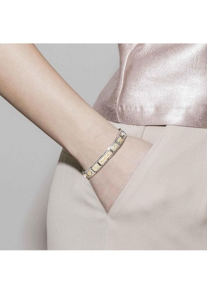 Tekno Trust Çok Renkli Composable Classic Symbols Steel, Enamel And 18K Gold (51_TAO Sun And Moon) 1 Yıl 18 Aya