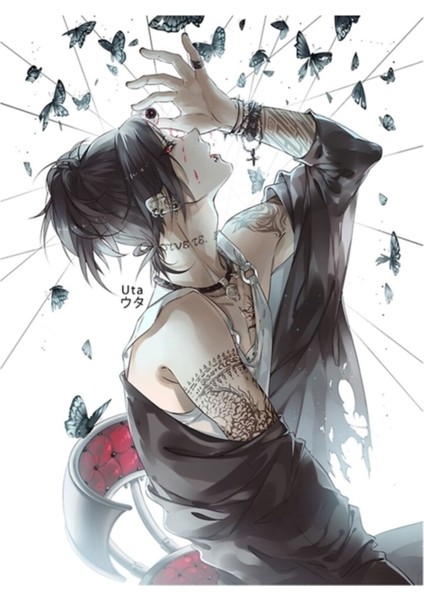 Tokyo Ghoul Sevenler Için Uta Tablo Ahşap Poster Dekoratif