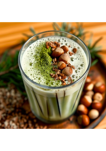 Hazelnut Matcha - Fındık Aromalı Matcha, 25 Gr