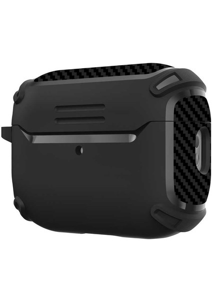 Air Pods Pro 2 Kılıf Airbag 26 Silikon-Siyah