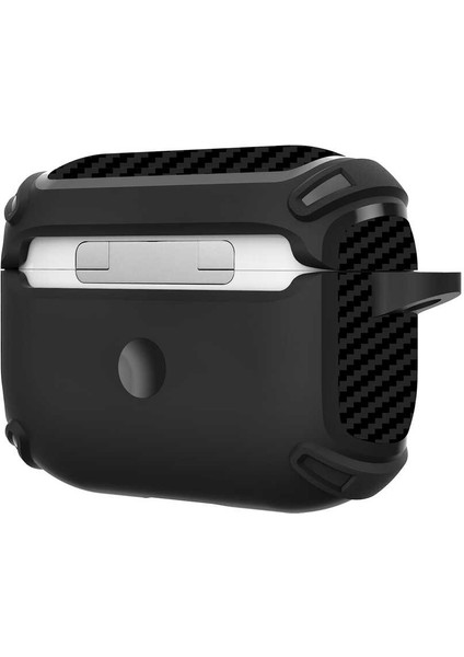 Air Pods Pro 2 Kılıf Airbag 26 Silikon-Siyah