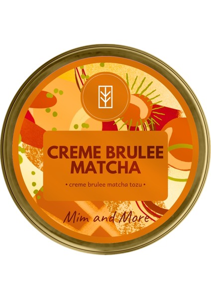 Creme Brûlée Matcha - Crème Brûlée Aromalı Matcha, 25 Gr