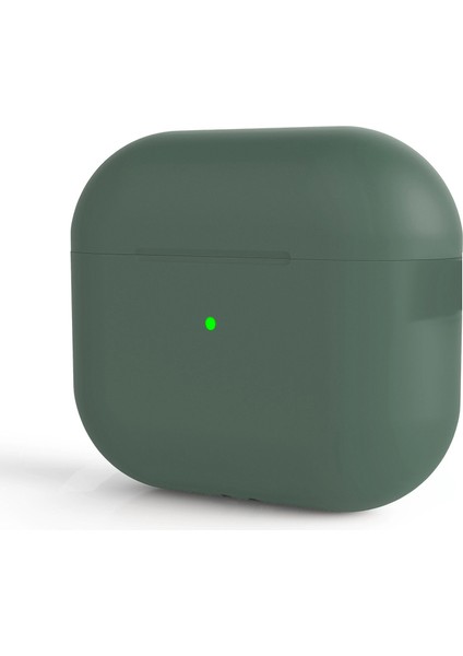 Air Pods Pro 2 Standart Silikon Kılıf-Koyu Yeşil