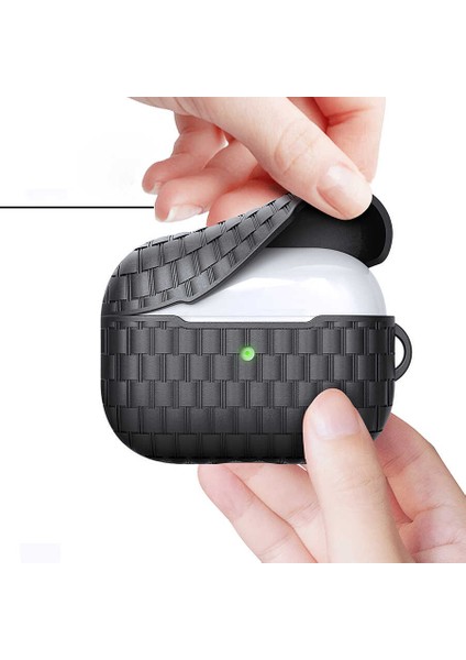 Air Pods Pro Airbag 18 Kılıf-Siyah