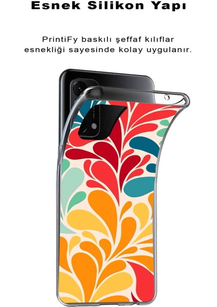 Samsung Galaxy S20 ile Uyumlu 1mm Slim Fit Retro Colors 5 Baskılı Şeffaf Silikon Kılıf