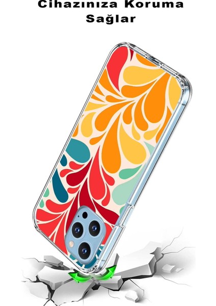 Samsung Galaxy S20 ile Uyumlu 1mm Slim Fit Retro Colors 5 Baskılı Şeffaf Silikon Kılıf