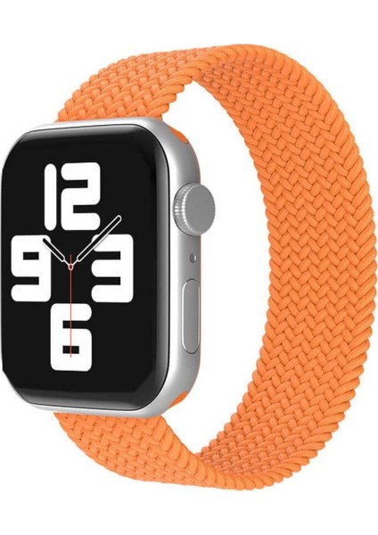 Apple Watch Solo Loop L Beden 42 44 45MM Esnek Örgü Kordon