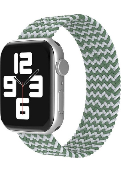 Apple Watch Solo Loop L Beden 42 44 45MM Esnek Örgü Kordon