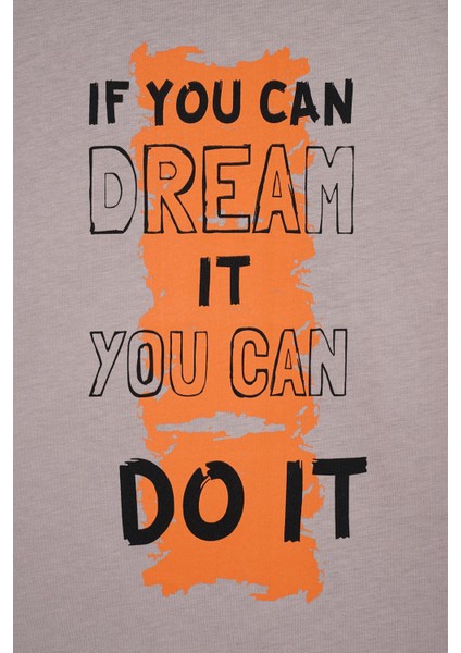 Baskılı Kapüşonlu Sıfır Kol Taş Renk Erkek Çocuk Tshirt fiyatları