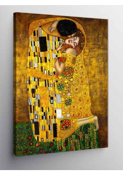 Kanvas Tablo Gustav Klimt The Kiss Öpücük