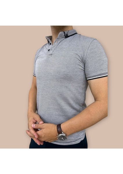 Erkek Slim Fit Pamuklu Polo Yaka T-Shirt fırsatları