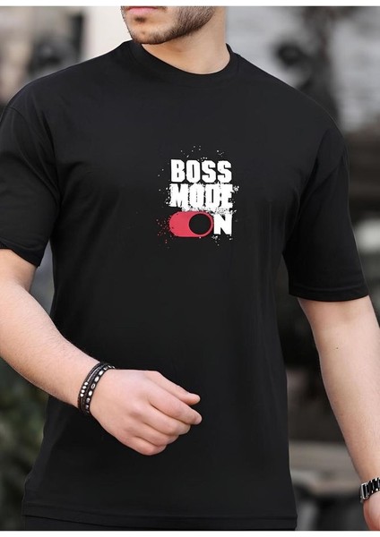 Erkek Oversize Bisiklet Yaka T-Shirt modelleri
