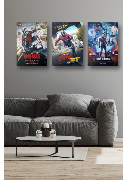 3lü Set Ant-man Posterleri & Setli Ant Man Afişleri Posterleri & Marvel Posterleri Mlknkm1