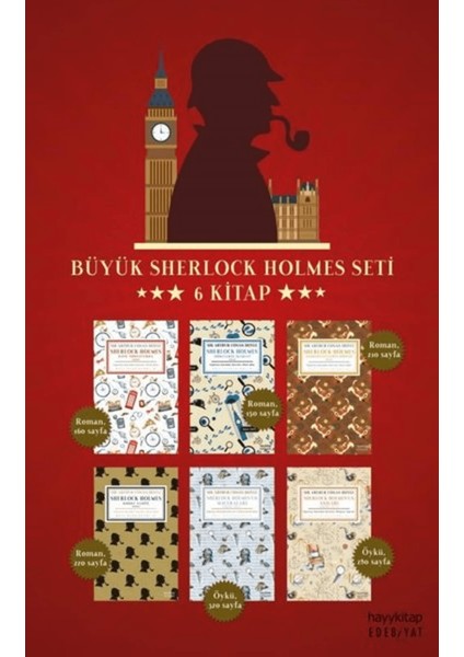 Büyük Sherlock Holmes Seti (6 Kitap Takım)