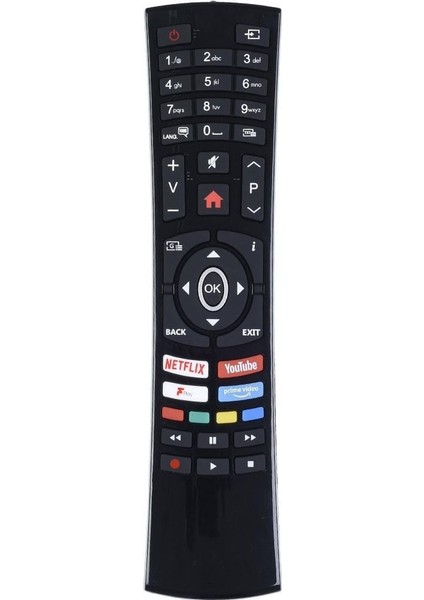 Vestel Netflix Youtube Prime Video Tuşlu LED Tv Televizyon Uzaktan Kumanda TR-215