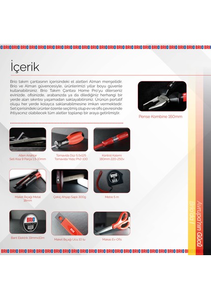 Takım Çantası Pro Home Dolu modelleri