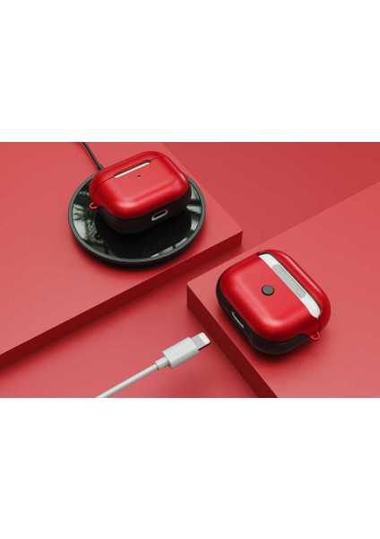 Air Pods 3. Nesil Kılıf Shockproof Silikon-Pembe fırsatları