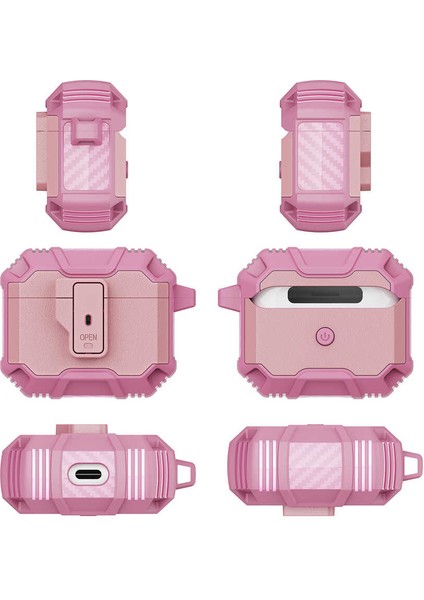 Air Pods 3. Nesil Kılıf Airbag 27 Silikon-Pembe