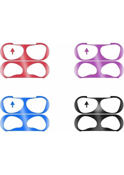Air Pods 3. Nesil Kir Önleyici Sticker-Kırmızı