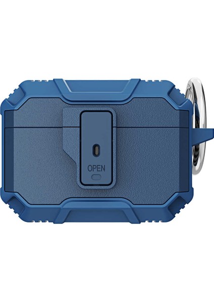 Air Pods Pro Kılıf Airbag 27 Silikon-Lacivert