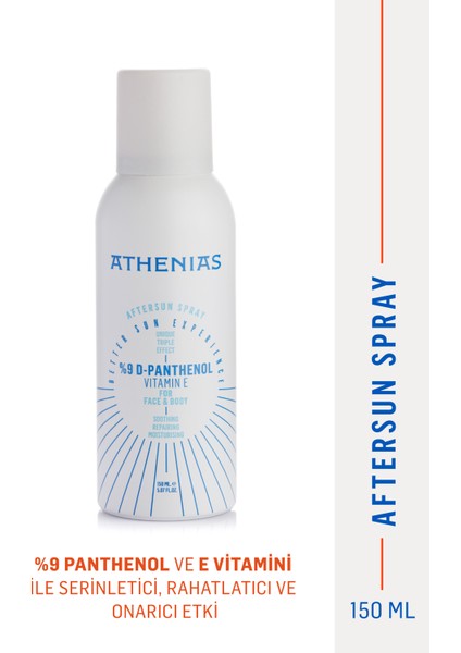 Panthenol Spray Güneş Sonrası E Vitamini ve Aloe Vera Kızarık Karşıtı Aftersun 150 ml