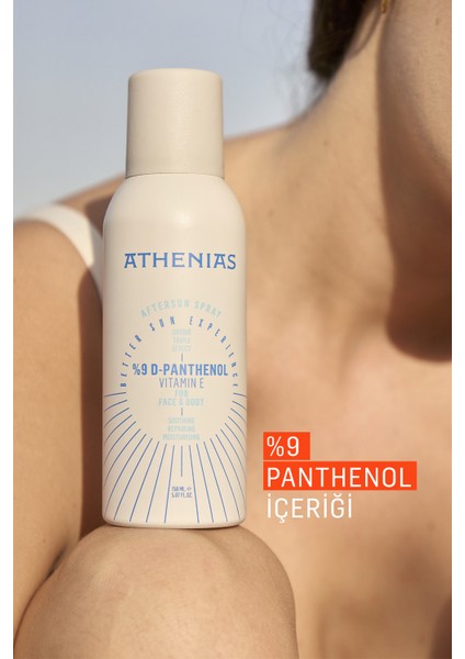 Panthenol Spray Güneş Sonrası E Vitamini ve Aloe Vera Kızarık Karşıtı Aftersun 150 ml