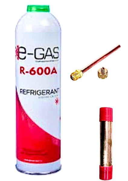 Soğutucu Gaz R600 400GR Sibop ve 20GR Filtre Ile Beraber Takım