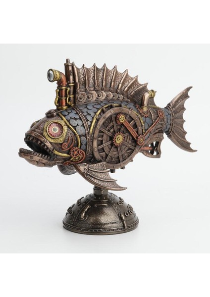 Wıse Veronese Serisi-Wise Karışık-Steampunk Balık-31*11*24 CM-JWU77120V4