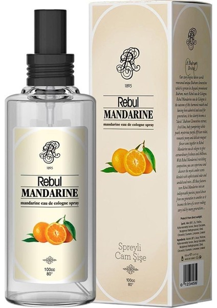 Mandarine 125 ml Spreyli Kolonya