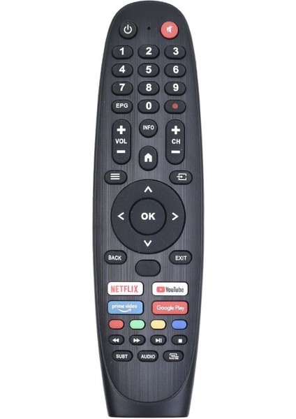 Onvo Profilo Saba Netflix Youtube Prime Video Tuşlu Ses Komutsuz LED Tv Televizyon Uzaktan Kumanda TR-806