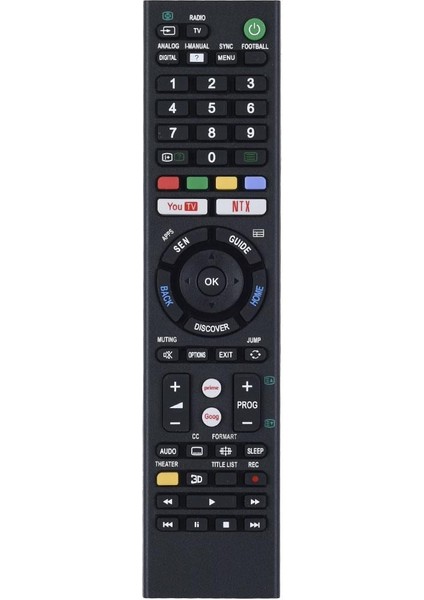 Sony Youtube Netflix Google Play Prime Video LED Tv Televizyon Uzaktan Kumanda TR-701