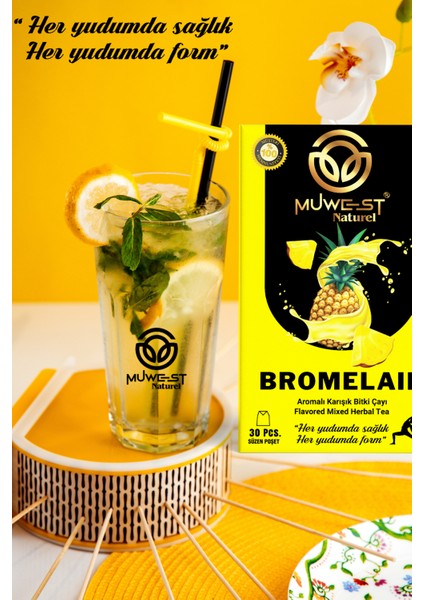 Naturel Bromelain Detox Çayı