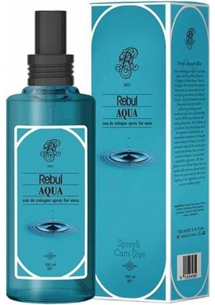 Aqua 125 ml Pet Spreyli Kolonya