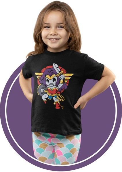 Baby Wonder Woman Baskılı Çocuk Tişört, Unisex Marvel Baskılı Bebek T-Shirt fiyatları