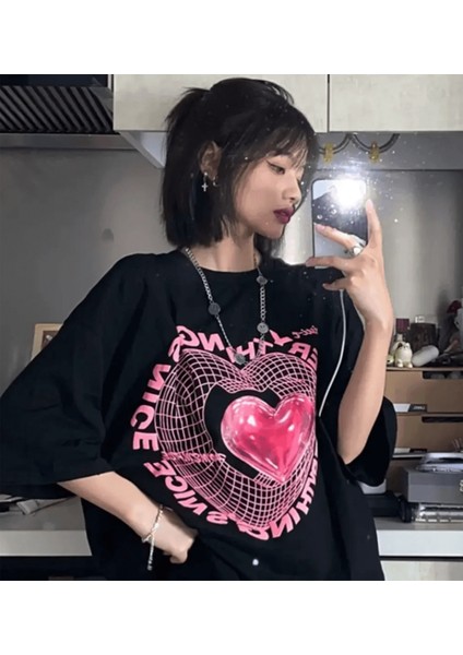 Y2K Everything Nice Yazılı T-Shirt