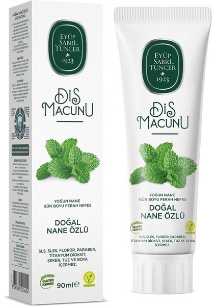Doğal Nane Özlü Macunu 90ML