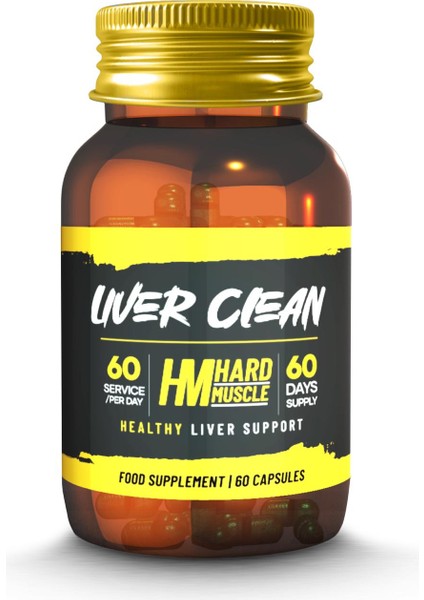 Hard Muscle Liver LIV52 Detox Milk Thistle Nac Clean 60 Kapsül