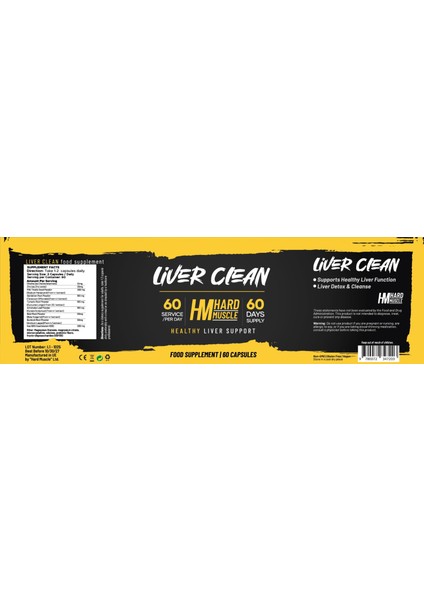 Hard Muscle Liver LIV52 Detox Milk Thistle Nac Clean 60 Kapsül fiyatları
