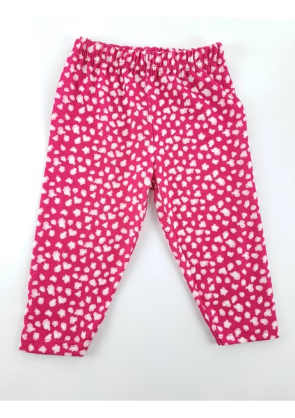 Kız Çocuk Tayt Tişort Ikili Takım Kedicik ve Tavşan Baskılı Tarz Tişort Leopar Pembe Mavi Renkler fırsatları