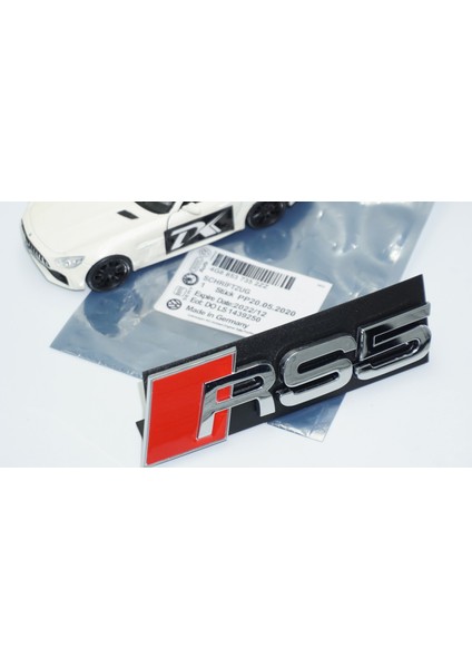 Rs5 Gümüş Kırmızı 3D Ön Panjur Logo Audi Ile Uyumlu indirimleri