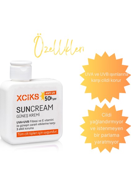 Ultra Koruma Spf 50+ Mineral Filtreli Suya Dayanıklı Nemlendirici Güneş Kremi - Tüm Cilt Tipleri İçin Yüksek Koruma Vücut Güneş Kremi 100 ml