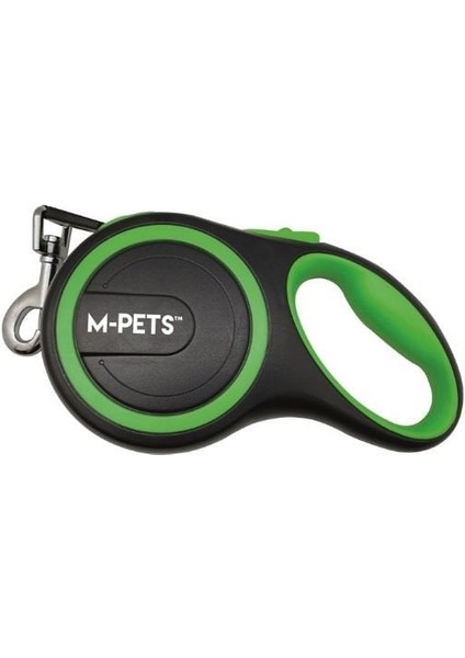 Liberty Şerit Otomatik Köpek Gezdirme Kayışı 5 mt Yeşil Medium