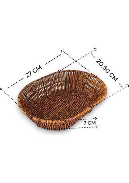 Çok Amaçlı Oval Sepet Oval Ekmek Sepeti Oval Meyve Sepeti fırsatları