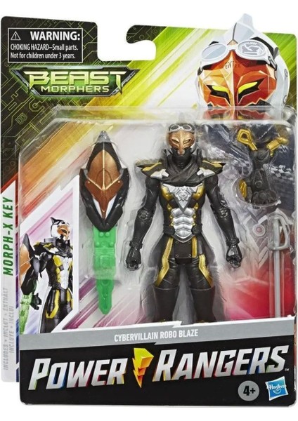 Power Rangers Beast Morphers Figür Cybervillian Robo Blaze E7829