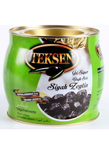 Gemlik Yağlı Sele Iri Siyah Zeytin 1800G