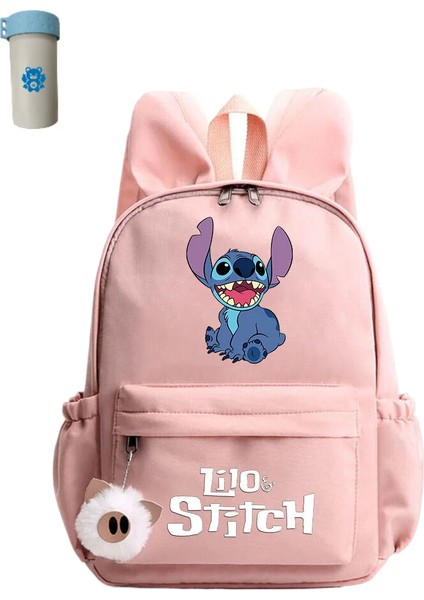 Kız Sırt Çantası Erkek Gençler Sırt Çantası Rahat Okul Çantası Seyahat Tavşan Kulakları Sırt Çantası (Yurt Dışından)