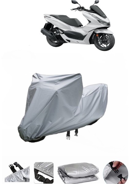 Honda PCX150 Su Geçirmez Motosiklet Brandası Arka Çanta Uyumlu Değildir