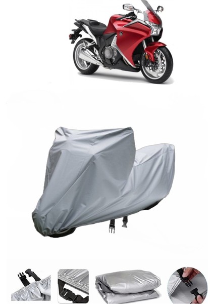 Honda Vfr 1200 F Su Geçirmez Motosiklet Brandası Arka Çanta Uyumlu Değildir