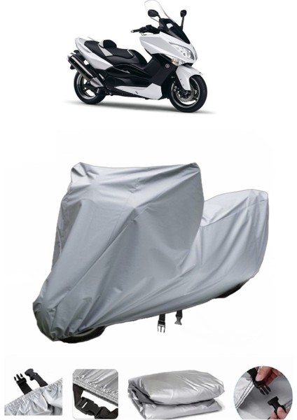 Yamaha Tmax 500 Su Geçirmez Motosiklet Brandası Arka Çanta Uyumlu Değildir