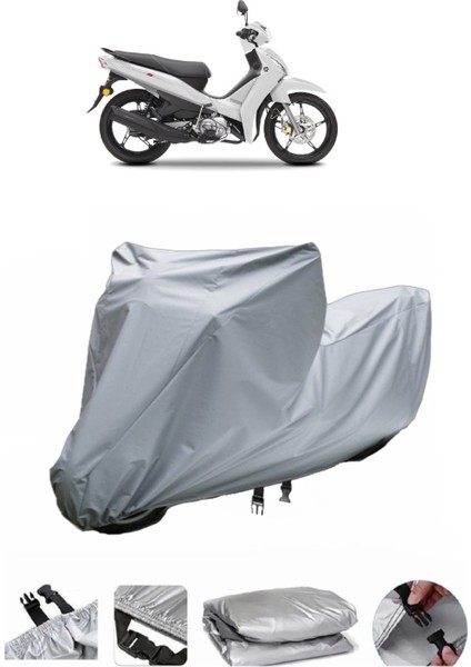 Yamaha Crypton Su Geçirmez Motosiklet Brandası Arka Çanta Uyumlu Değildir